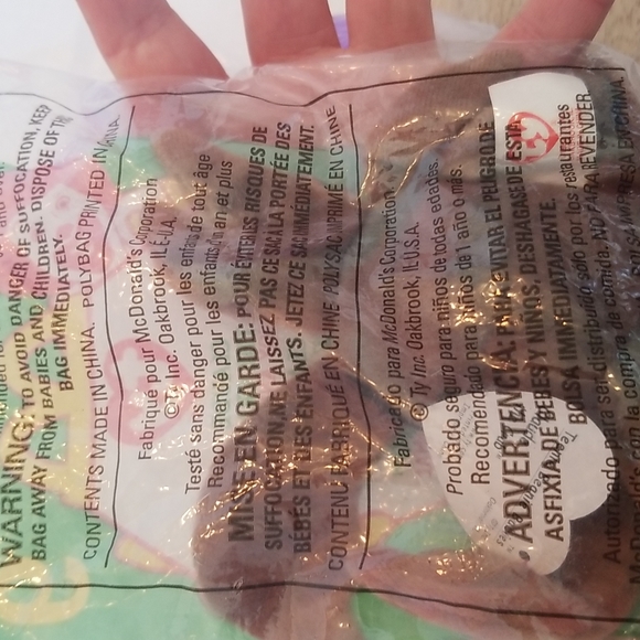 Vintage NEW McDonald's TY Teenie Beanie Baby 1999 - Picture 10 of 13